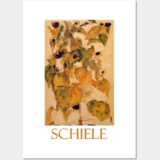 Sunflowers (1911) by Egon Schiele Posters and Art